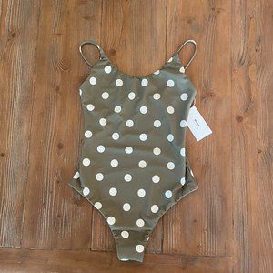 Jenni Kayne x Mikoh PORTUGAL 2 POLKA DOT ONE PIECE SWIMSUIT BODYSUIT
